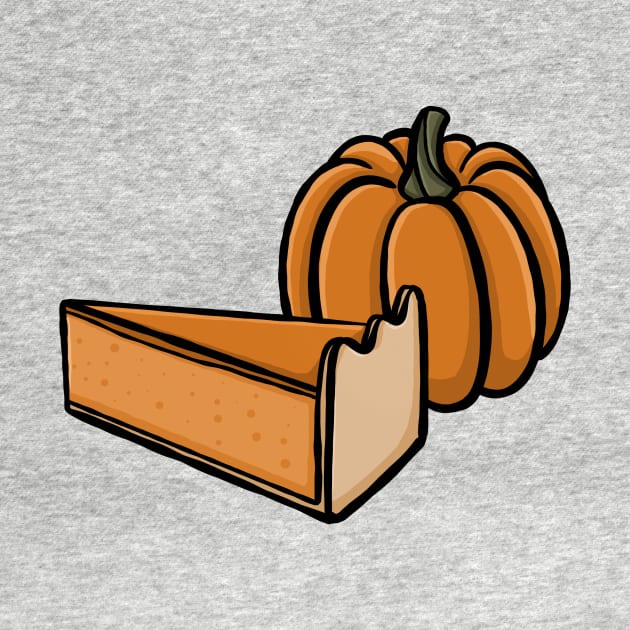 Cute pumpkin and pumpkin pie cartoon pattern simple minimal cartoon gourd Digital illustration by AlmightyClaire